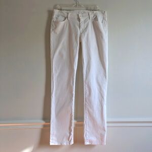 7 For All Mankind White Jeans